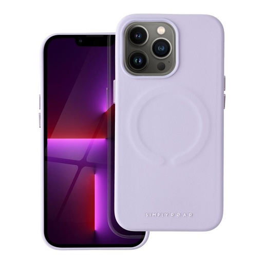 Apple iPhone 13 Pro Roar Leather magsafe husă spate (Mov)