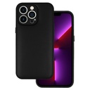 Samsung Galaxy A13 4G Leather 3D design 1 bőrhatású kemény hátlap tok (Fekete)