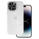 Apple iPhone 12 Pro liquid glitter camera hátlap tok (Átlátszó)