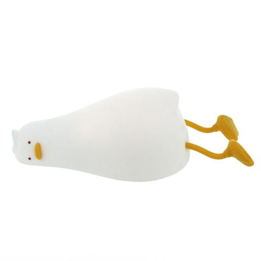 Foverver Lazy Duck FNL-01 meleg în alb luminos LED de noapte lampă, încorporat cu baterie alb