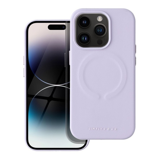 Apple iPhone 14 Pro Roar Leather magsafe husă spate (Mov)