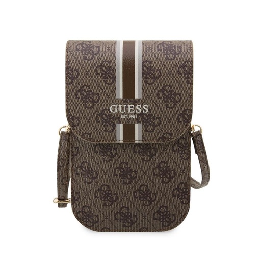 Guess 4G Printed Stripe Phone Bag (Maro) - GUWBP4RPSW