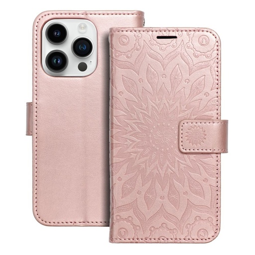 Apple iPhone 14 Pro Forcell MEZZO cu clapetă husă (Auriu)