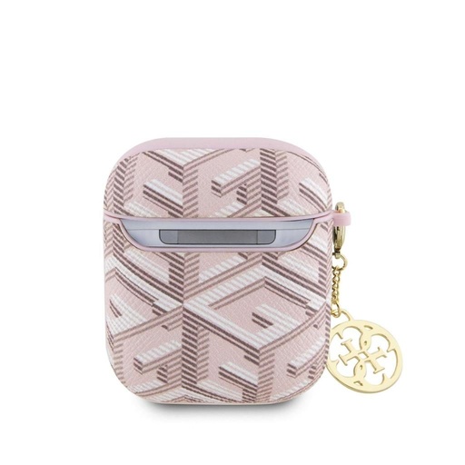 Guess PU G Cube Charm husă AirPods 1/2 (Roz) - GUA2PGCE4CP