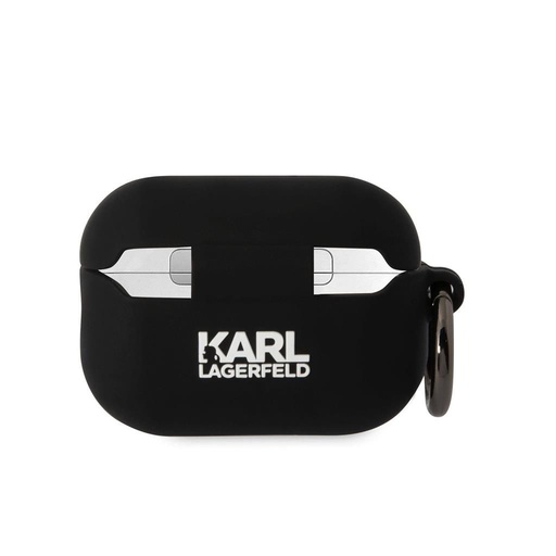 Karl Lagerfeld 3D Logo NFT Karl and Choupette Silicone husă AirPods Pro 2 (Negru) - KLAP2RUNKC