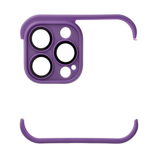 Apple iPhone 13 Pro Max Mini Bumpers husă cu protecție cameră (Violet închis)