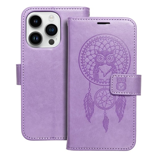Apple iPhone 14 Pro Forcell MEZZO cu clapetă husă (Mov)