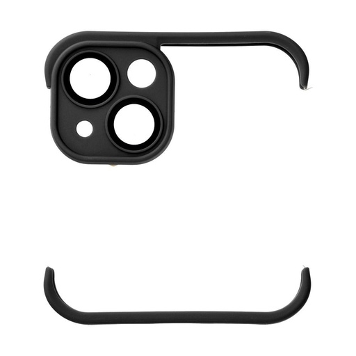 Apple iPhone 13, Mini Bumpers husă cu protecție cameră (Negru)