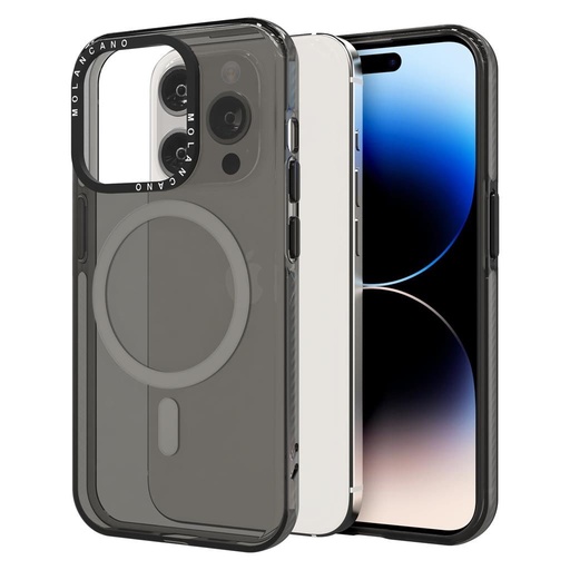 Apple iPhone 14 Pro Max MOLAN CANO rainbow TPU husă spate (Negru)