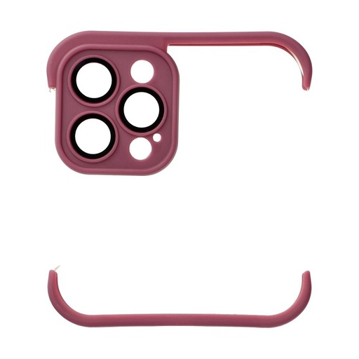 Apple iPhone 12 Pro Mini Bumpers husă cu protecție cameră (Cireașă)