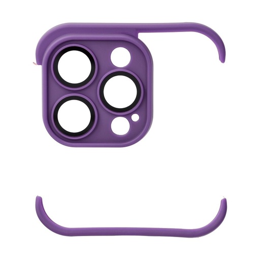 Apple iPhone 14 Pro Mini Bumpers husă cu protecție cameră (Violet închis)