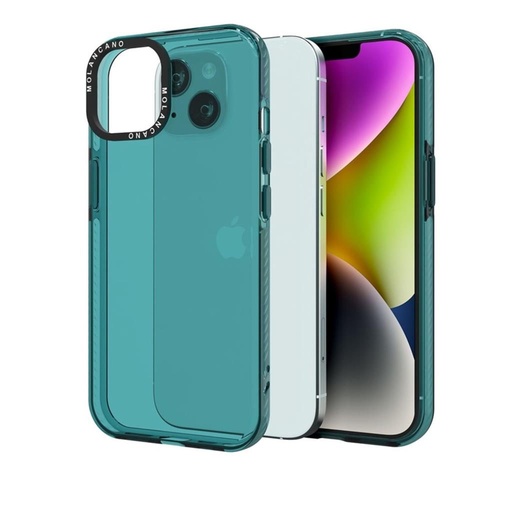 Apple iPhone 15 MOLAN CANO rainbow TPU husă spate (Verde)