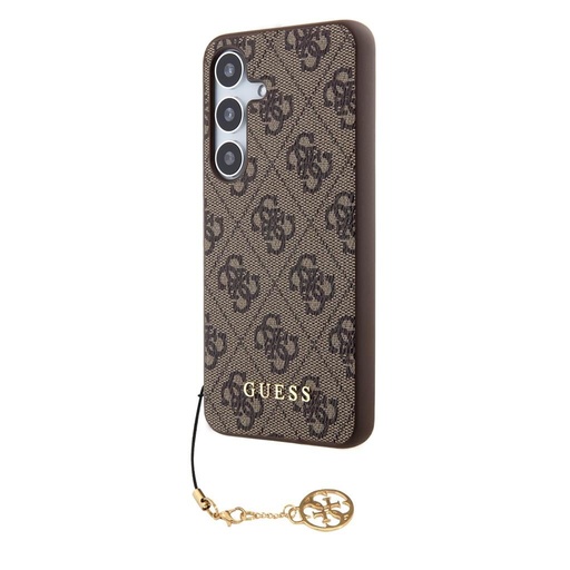 Samsung Galaxy S24 Guess 4G Charms husă (Maro) - GUHCS24SGF4GBR