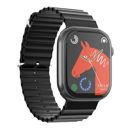XO W8 PRO ceas inteligent (Negru) – ceas sport, preluare apel, fără fir încărcare