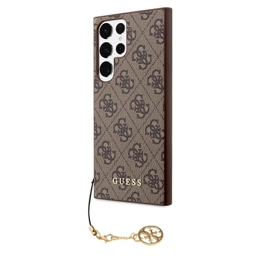 Samsung Galaxy S24 Ultra Guess 4G Charms husă (Maro) - GUHCS24LGF4GBR