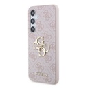 Samsung Galaxy S24 Guess PU 4G Metal Logo tok (Rózsaszín) - GUHCS24S4GMGPI