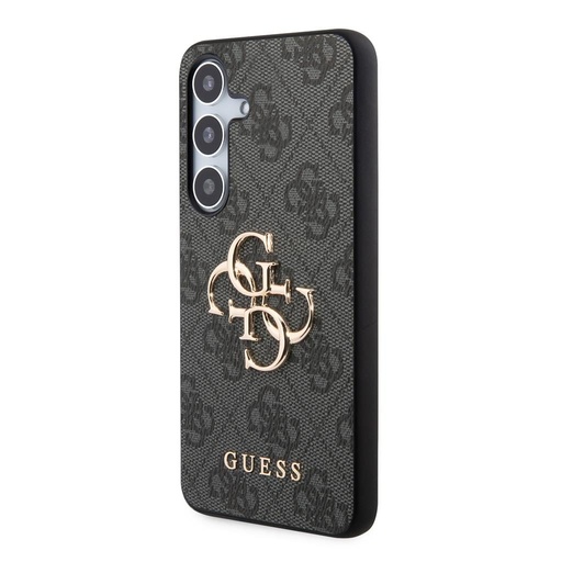 Samsung Galaxy S24 Guess PU 4G Metal Logo husă (Gri) - GUHCS24S4GMGGR