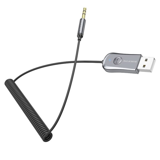 Borofone BC44 bluetooth adapter USB-A-Jack 3,5mm gri