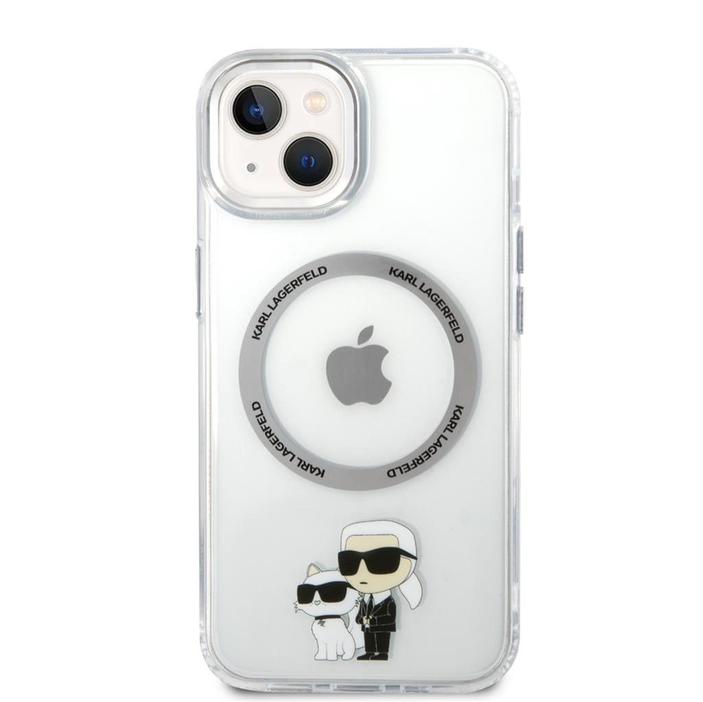 Apple iPhone 13 Karl Lagerfeld MagSafe Compatible IML Karl and Choupette NFT tok (Átlátszó) – KLHMP13MHNKCIT