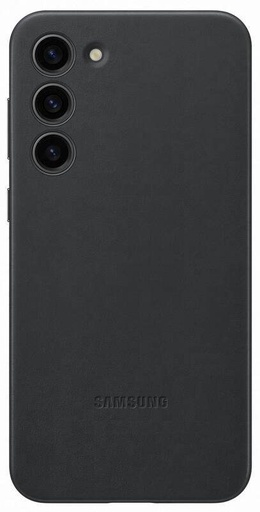 Samsung Galaxy S23+ Leather husă (Negru)