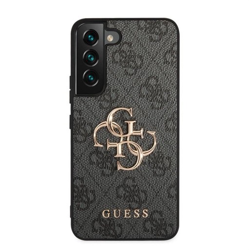 Samsung Galaxy S23 Guess PU 4G Metal Logo husă (Gri) - GUHCS23S4GMGGR