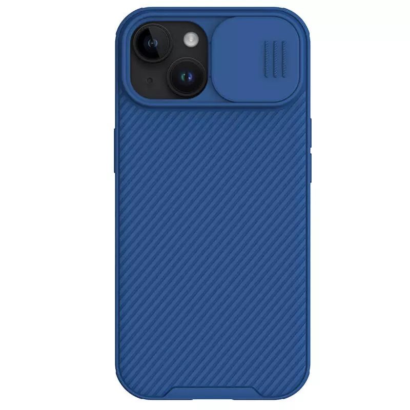 Apple iPhone 15 Nillkin Camshield Pro hátlap tok (kék)