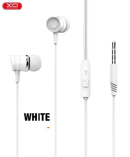 XO EP20 cu fir căști, cu microfon, 3,5mm Jack cu conector alb