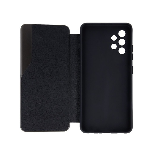Samsung Galaxy A02s Smart view TPU husă tip carte (Negru)