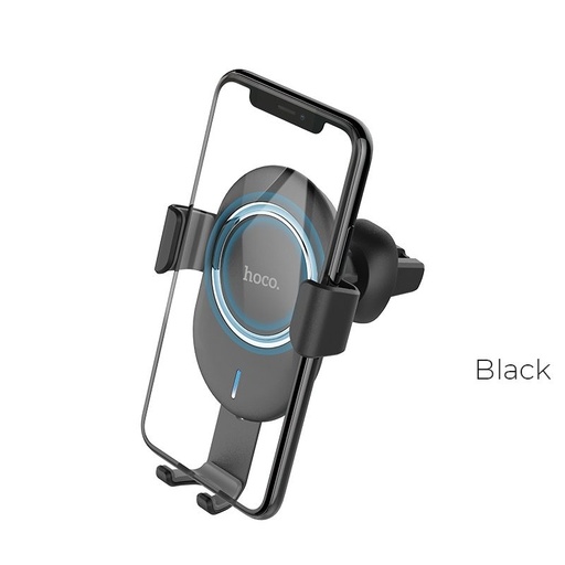Hoco CW17 fără fir auto încărcător (pentru grilă ventilație), max. 10W, negru