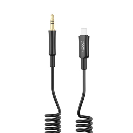 XO NB-R255B USB-C audio adapter (Negru) – USB-C–3.5 mm