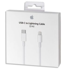 Apple USB-C - Lightning cablu (Alb) - 2m