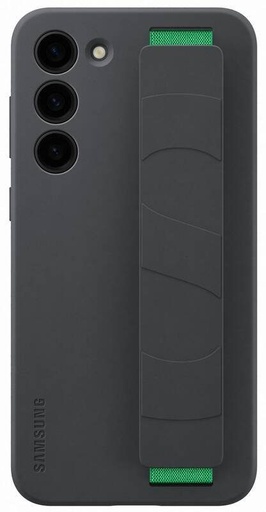 Samsung Galaxy S23 Plus Silicone Cover husă cu cordon (Negru)
