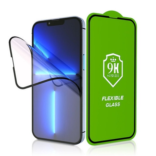 Samsung Galaxy A34 5G 5D flexibil hybrid sticlă securizată transparent (negru cu margine)