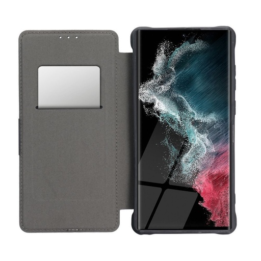 Samsung Galaxy A14 4G / Galaxy A14 5G Razor magnetic anti-șoc husă tip carte (Negru)