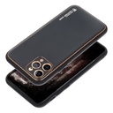 Apple iPhone 15 Forcell bőr hátlap tok (Fekete)