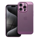 Apple iPhone 15 Pro Breezy lyukacsos műanyag hátlap tok (Lila)
