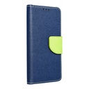 Apple iPhone 15 Pro Max Fancy book notesz tok (kék-lime)