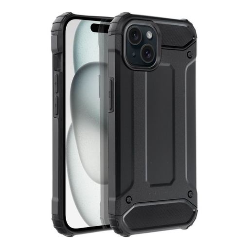 Apple iPhone 15 armor anti-șoc husă spate negru (Negru)
