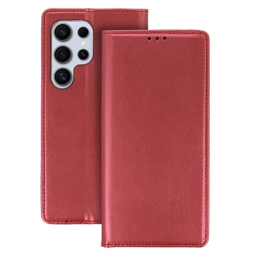 Samsung Galaxy A15 4G / Galaxy A15 5G smart magneto magnetic husă tip carte (Bordo)