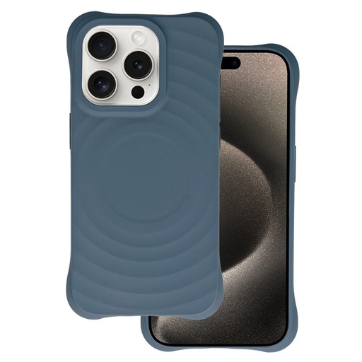 Apple iPhone 14 Pro Max Tel Protect Wave magsafe husă spate (Albastru)