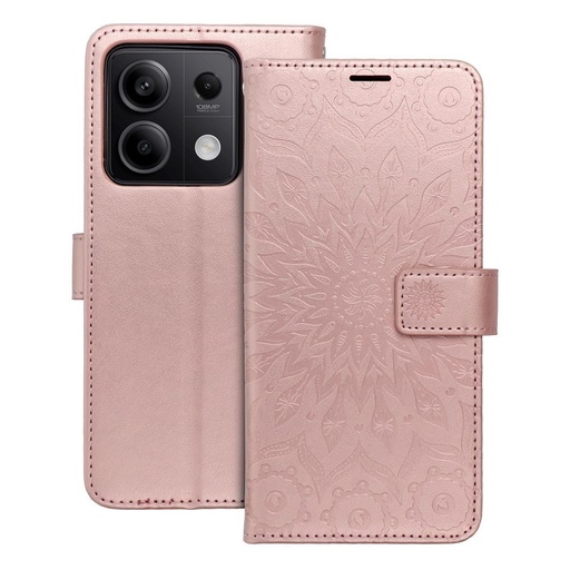 Xiaomi Redmi Note 13 5G Forcell MEZZO cu clapetă husă (Rosegold)