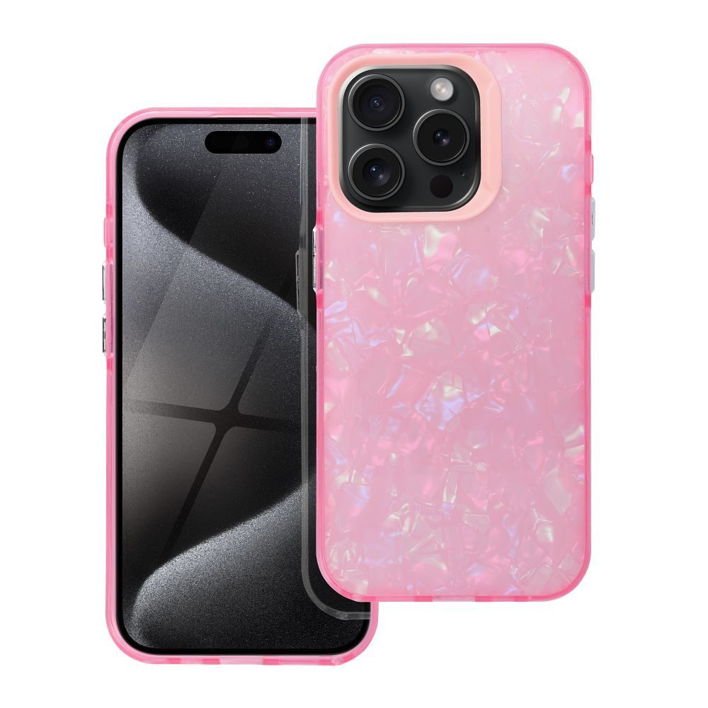 Apple iPhone 15 Pro TUTTI FRUTTI hátlap tok (Rózsaszín)
