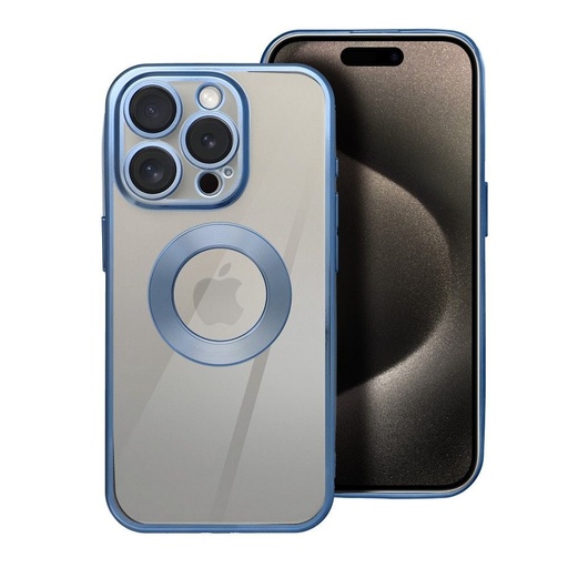 Apple iPhone 15 Pro GLAM silicon husă spate (Albastru)