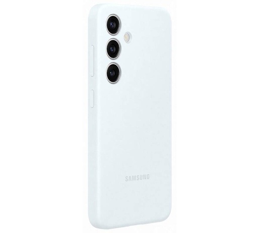 Samsung Galaxy S24 Silicone Cover husă cu cordon (Alb)