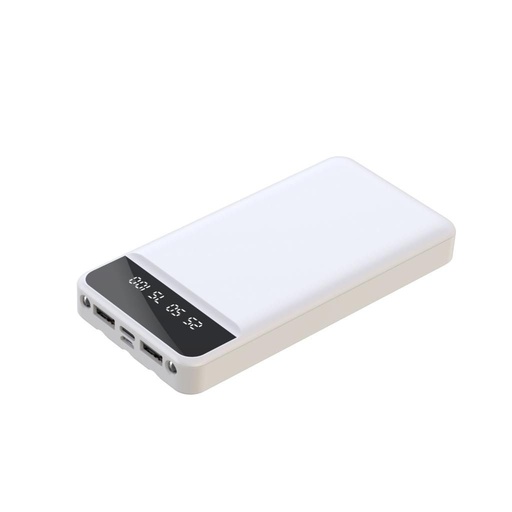 XO PR162 power bank 10000 mAh (Alb) – Lightning, Micro, USB-C cabluri
