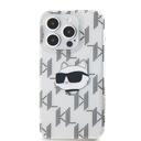 Apple iPhone 15 Pro Karl Lagerfeld IML Electroplated Choupette Head tok (Átlátszó) – KLHCP15LHKLPCHT