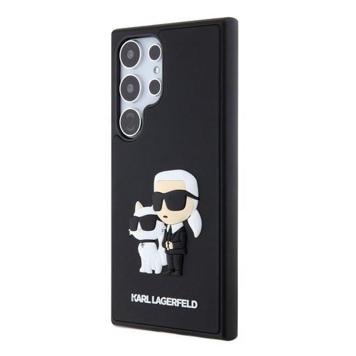 Samsung Galaxy S24 Ultra Karl Lagerfeld 3D Karl & Choupette husă (Negru) – KLHCS24L3DRKCNK
