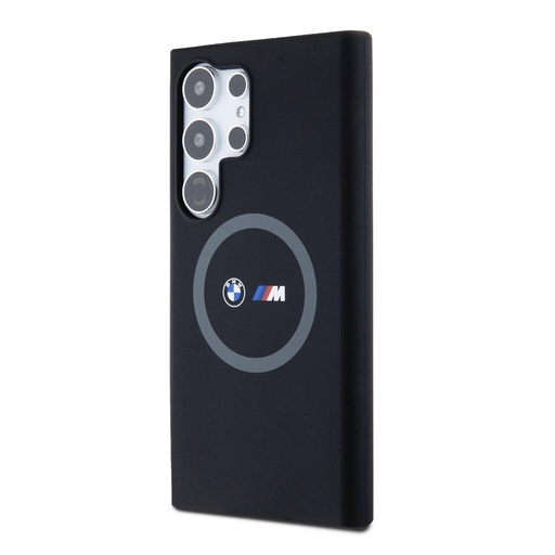 Samsung Galaxy S24 Ultra BMW M Printed Round MagSafe silicon husă (Negru) - BMHMS24L23SROK
