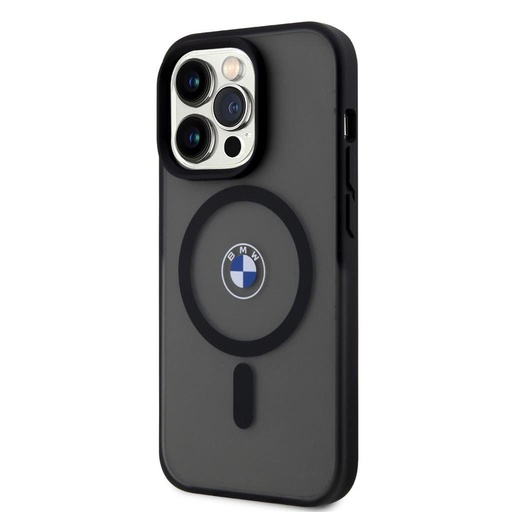Apple iPhone 15 Pro Max BMW IML Signature MagSafe husă (Negru) - BMHMP15XDSLK