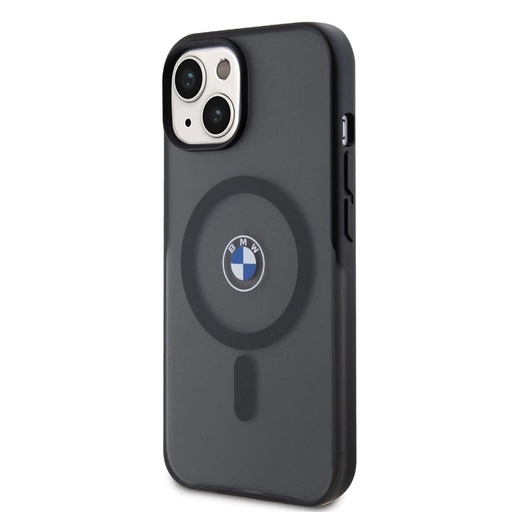 Apple iPhone 15 BMW IML Signature MagSafe husă (Negru) - BMHMP15SDSLK